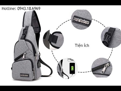 Túi đeo chéo tập 2 - Túi đeo chéo vải dù | TVTshop.vn|0943.18.6969 | túi dù đeo chéo