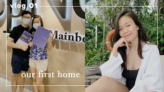vlog ▸ getting our first home in singapore, staycation at andaz, upgrading my nail tech skills