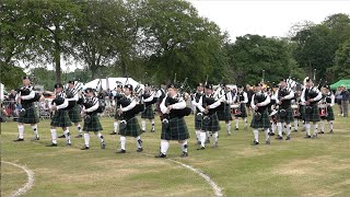 City of Aberdeen Pipe Band 1st in Grade 4B RSPBA Competition during 2023 Aberdeen Highland Games