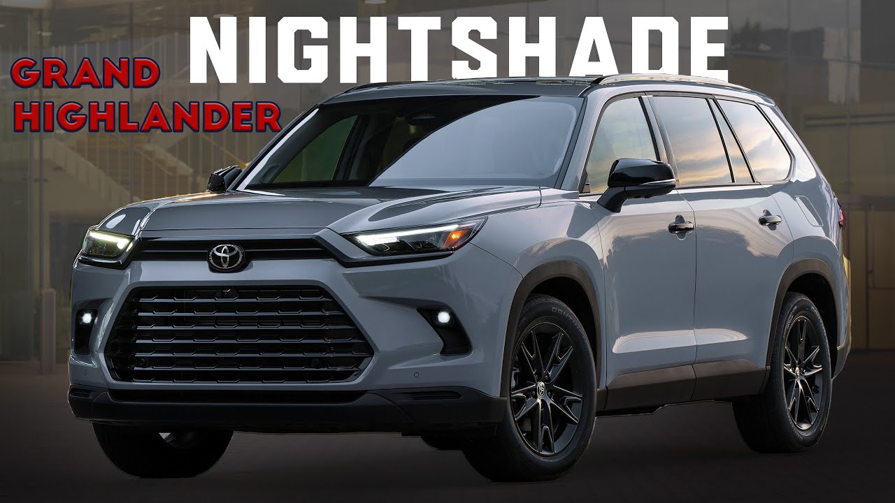 2025 Toyota Grand Highlander Hybrid Nightshade Edition - YouTube