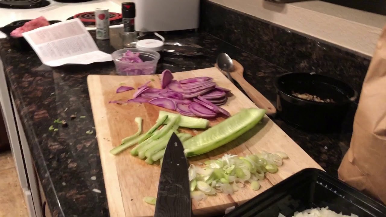 Spicy Chinese zhajiang noodles with pork and shiitake mushrooms YouTube