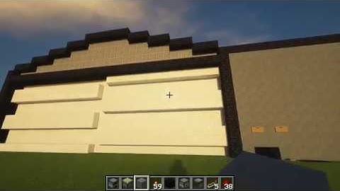 Prototype hangar redstone door minecraft 31x10 inspired by Opisek.
