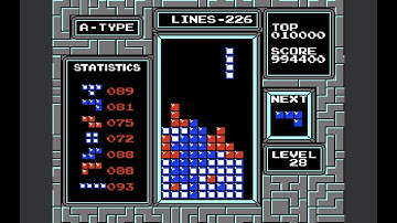 NES Tetris Max Out (999,999)