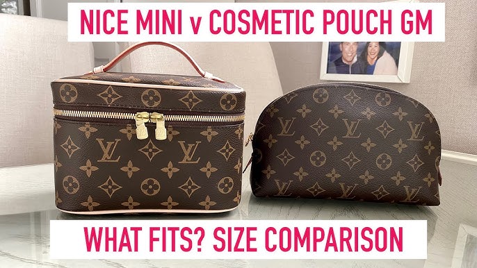 Louis Vuitton GM VS. PM Cosmetic Pouch/ Wear & Tear/What Fits