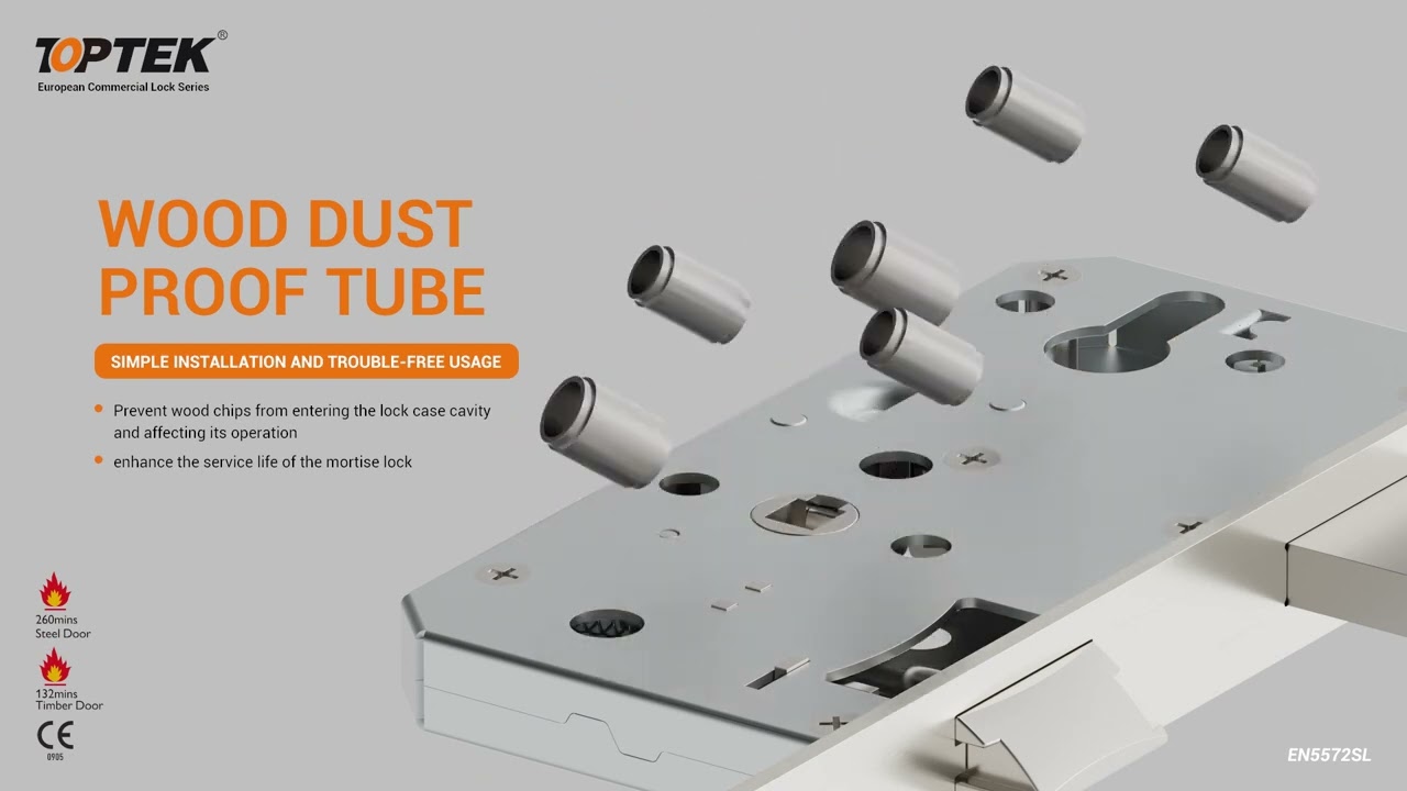 TOPTEK EN72/85 SERISE MORTISE LOCK CE MORTISE www.topteklock.com 