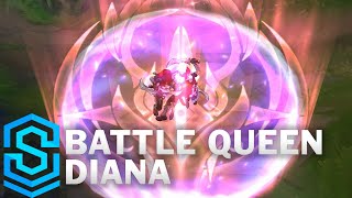 Battle Queen Diana League Of Legends Live Wallpaper - WallpaperWaifu