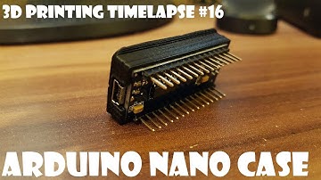 3D printing timelapse #16 Arduino Nano case (UHD - 4K !)