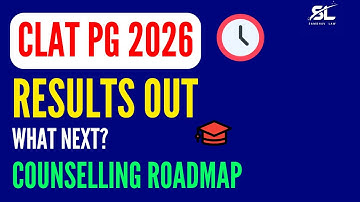 CLAT PG 2026 Final Results Out | CLAT PG 2026 Cut off | CLAT PG 2026 Results and Counselling