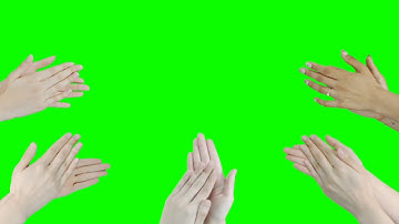 Clap green screen video all angle ||