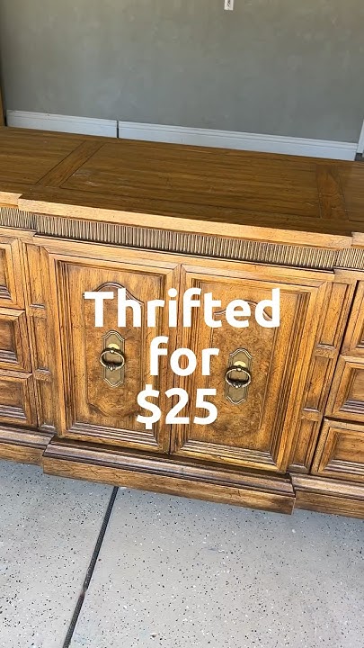 An amazing thrift store find gets a huge transformation! - YouTube