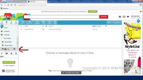 How to create folders in AOL Mail G dQzWMrv8I