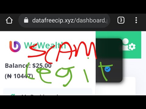 WeWealth Review Scam or Legit how datafreecip.xyz & 4gfreewcm.xyz work