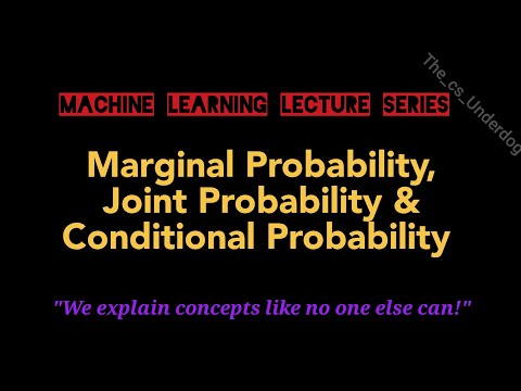 Marginal, Joint and