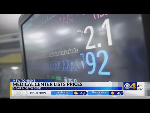Medical center lists prices by CBS4 Indy