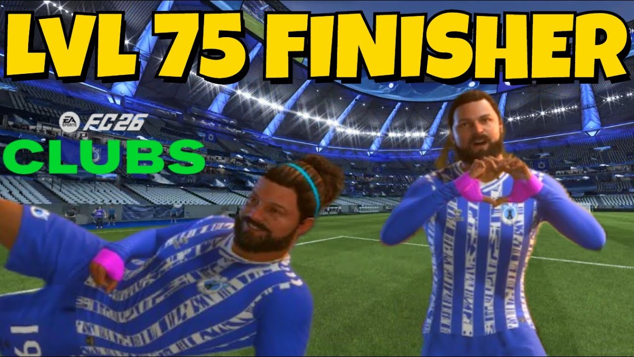 The Best Level 75 Finisher Build to play as a Target Forward in FC 26 Pro Clubs
