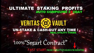Veritas Vault Best Video Ultimate Staking Profits Auto Compound 001 Top Team Rob Buser