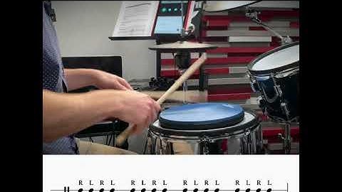How to Play a Single Stroke Four on Drums #vicfirth #music #drums #rudiment #drumming