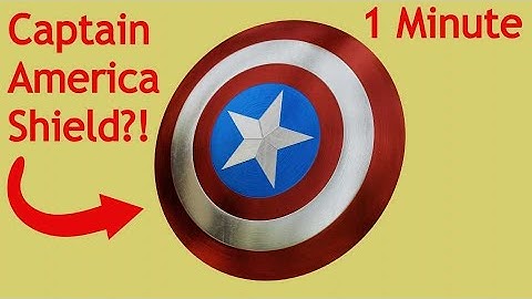 How to get your own Captain America Shield | Blender Tutorial