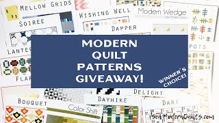 Sew Modern Quilts: Modern Quilt Pattern Giveaway!