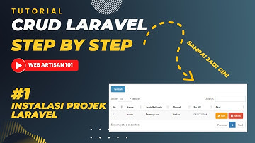 TUTORIAL CRUD LARAVEL : #1 INSTALASI PROJEK LARAVEL