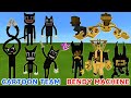 CARTOON CAT TEAM vs. BENDY AND THE INK MACHINE in Minecraft | Epic Team-Up Battle