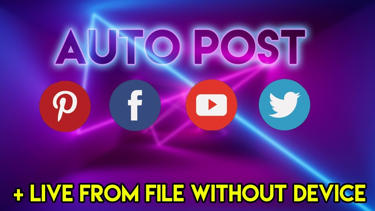Google Drive to Youtube Auto Post instagram,youtube,twitter,pintrest