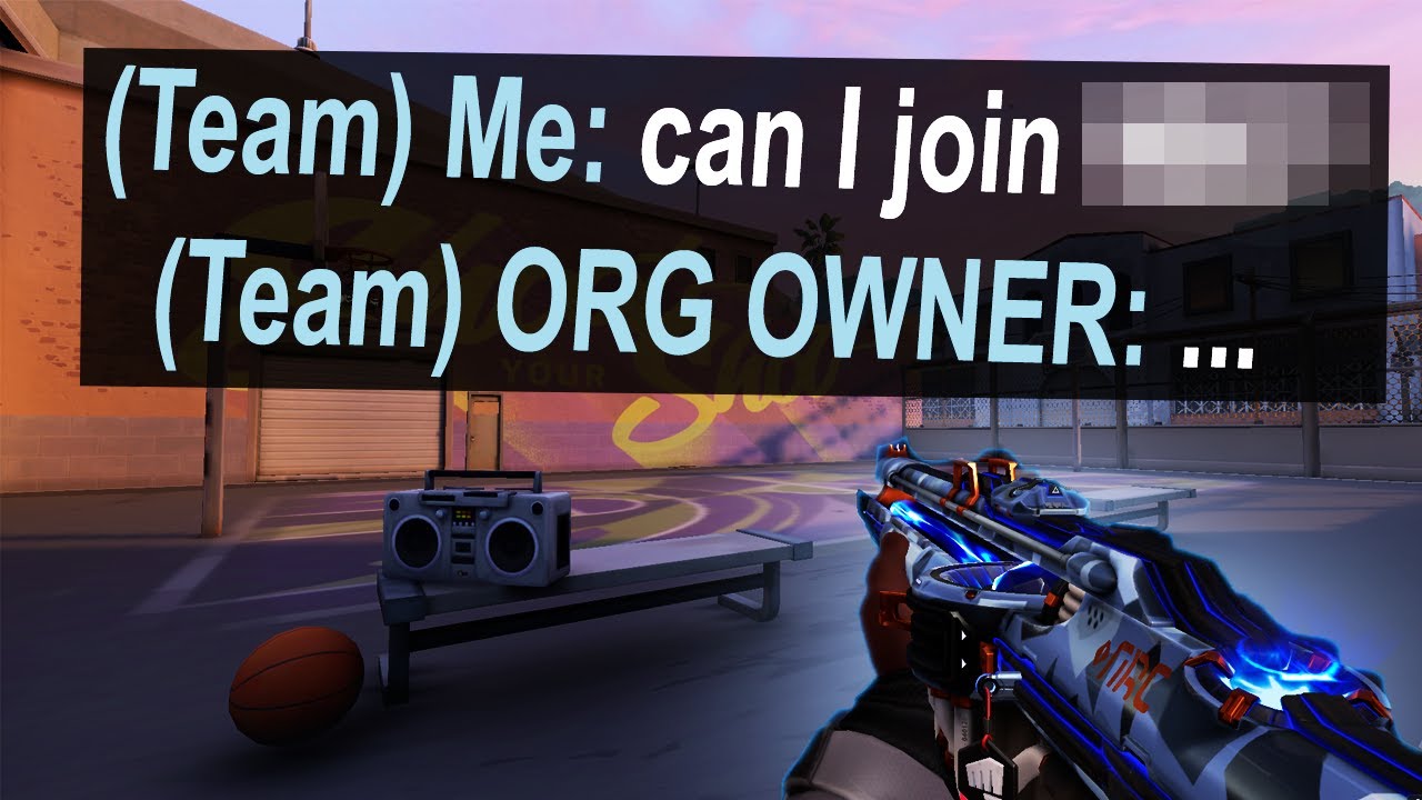 I asked to join THIS Pro Valorant Team...