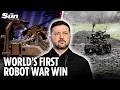 Ukraine seizes Russian post using ONLY drones and ground ROBOTS for the first time EVER