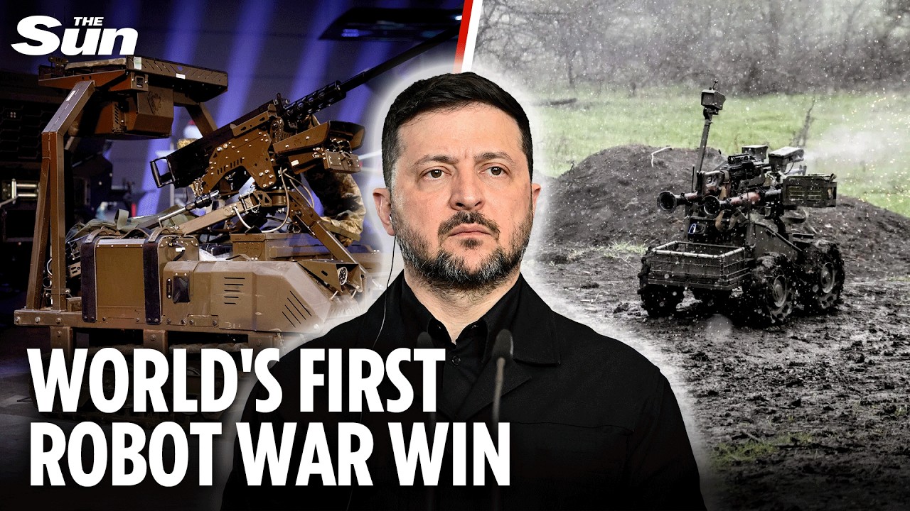 Ukraine seizes Russian post using ONLY drones and ground ROBOTS for the  first time EVER