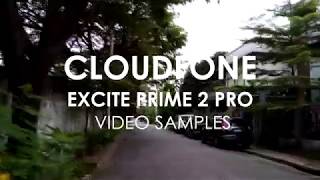 Cloudfone Excite Prime 2 Pro Video Samples