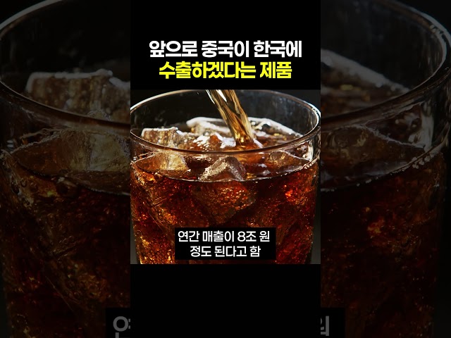 앞으로 중국이 한국에 수출하겠다는 제품