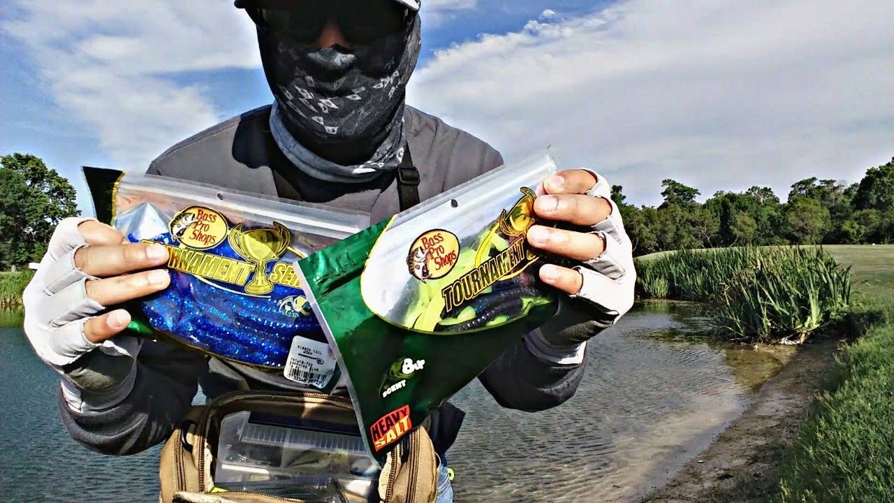 Bass Pro Tournament Series Ribbon Tail Worm / Bass Fishing YouTube