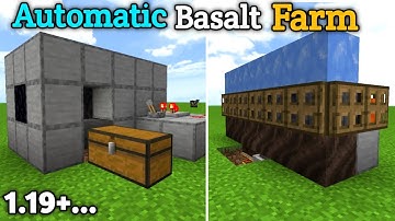 Automatic Basalt Farm In Minecraft PE/Bedrock/Java 1.19/1.120 | Automatic Basalt Generator
