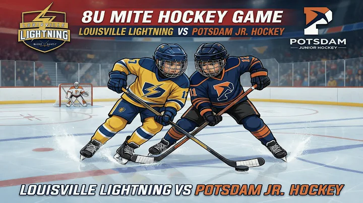 Mic’d Up Madness! 8U Louisville Lightning vs Potsdam | Goalie’s First Game & Epic Comeback