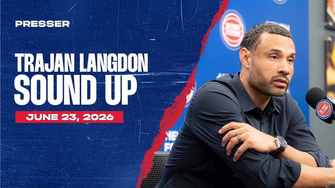 Trajan Langdon Draft Press Conference | Detroit Pistons 2026