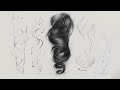 Drawing curly hair a basic guide for beginners
