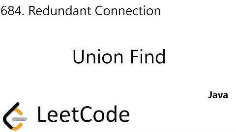 LeetCode 684 | Redundant Connection | Union Find | Java