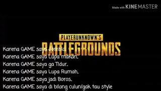 Pas buat status WA || karena pubg saya jomblo