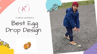 Egg Drop Design | Egg Catch Challenge