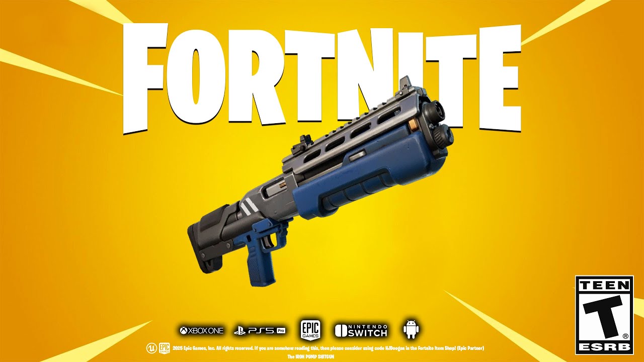 The NEW 515kg 'IRON PUMP' in Fortnite! (New Update)