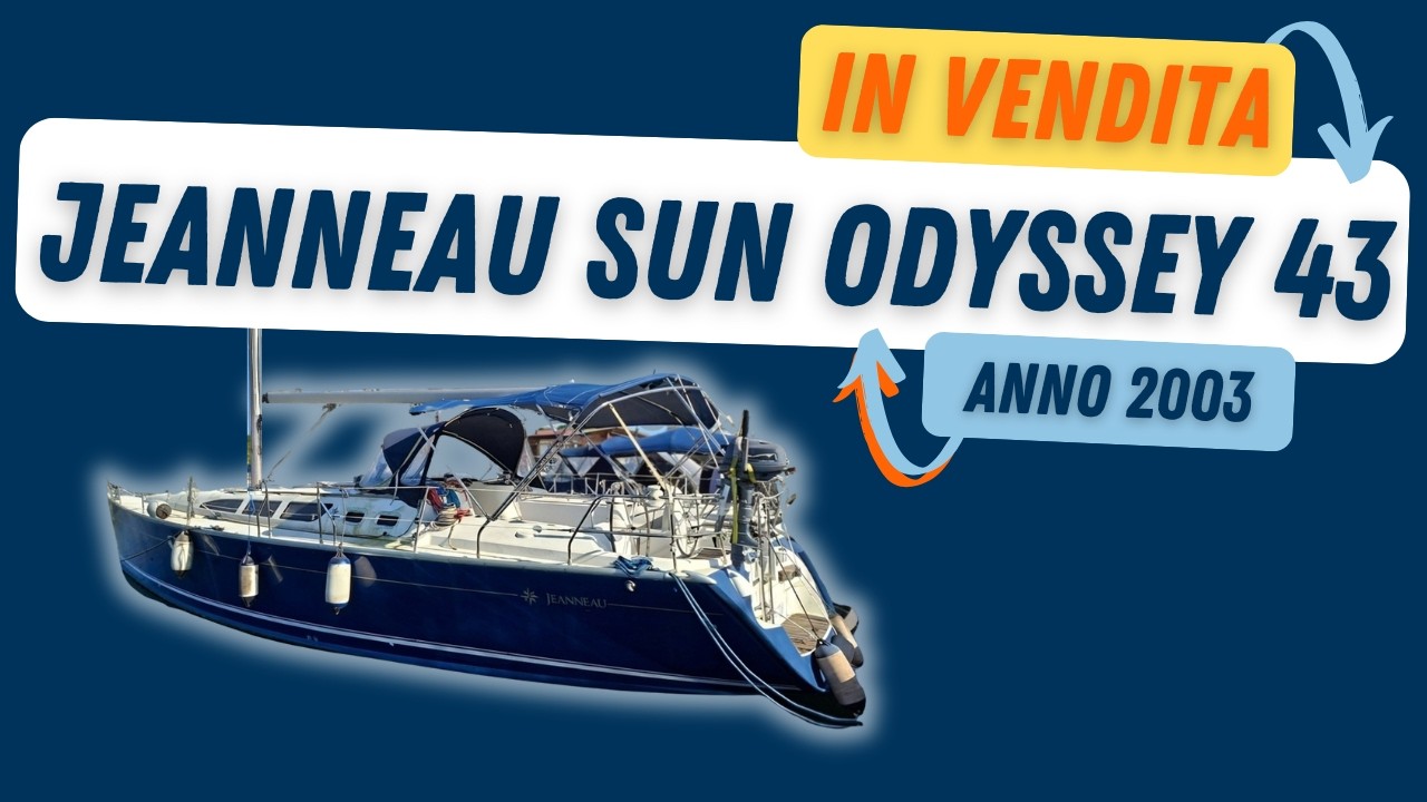 ⁣Jeanneau Sun Odyssey 43 usata in VENDITA ESCLUSIVA | Video-Visita On Board