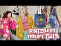 trendy pinterest inspired thrift flips | SUPER EASY & NO SEWING