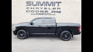 2014 RAM 1500 CREW EXPRESS BLACK OUT WALK AROUND REVIEW SOLD! 9689A OSHKOSH 54935 www.SUMMITAUTO.com