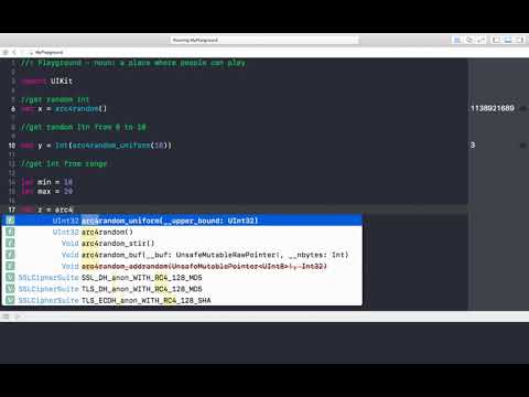 get random Int in Swift 4