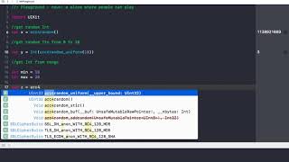 get random Int in Swift 4