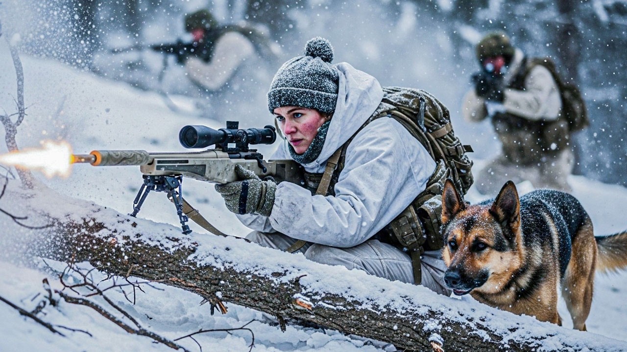 They Shunned the Female Sniper for Bringing a Dog — Until It Fought Beside Her and Saved Them All