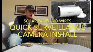 A Quick To Install Solar Cctv Wireless Camera - Arcctv. No Wires