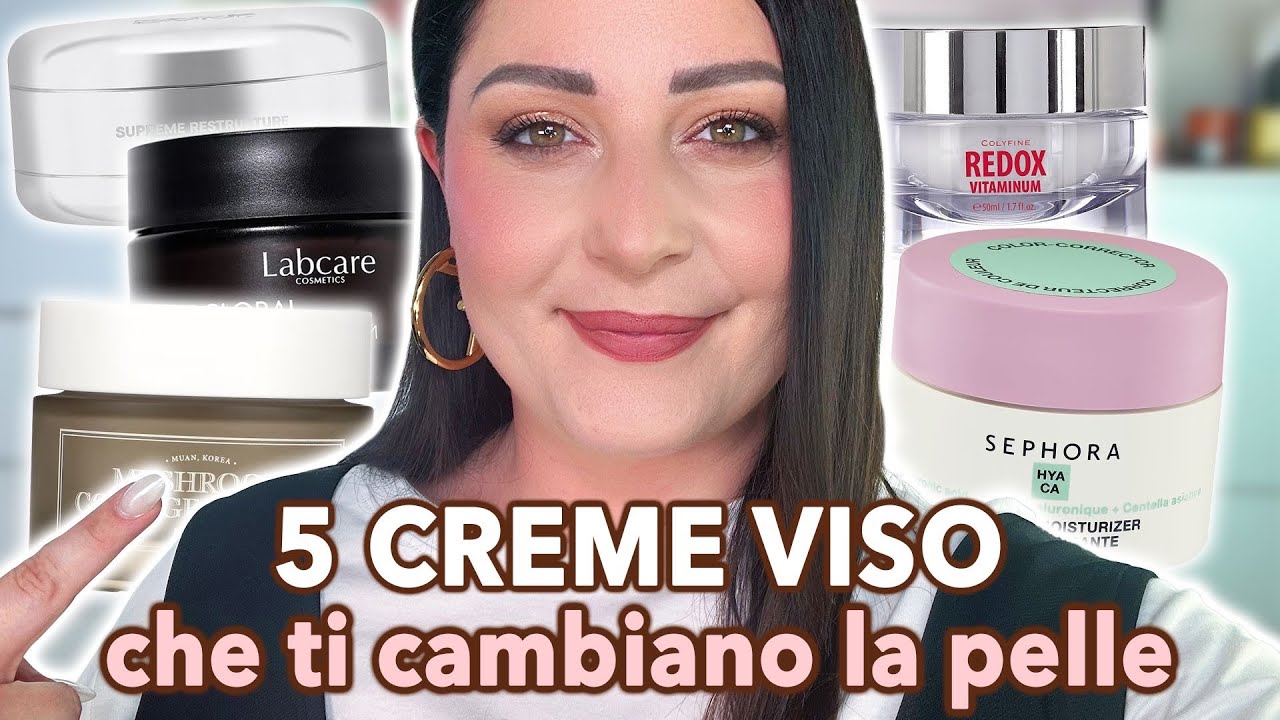 5 CREME VISO CHE ti CAMBIANO la PELLE!💆🏻‍♀️