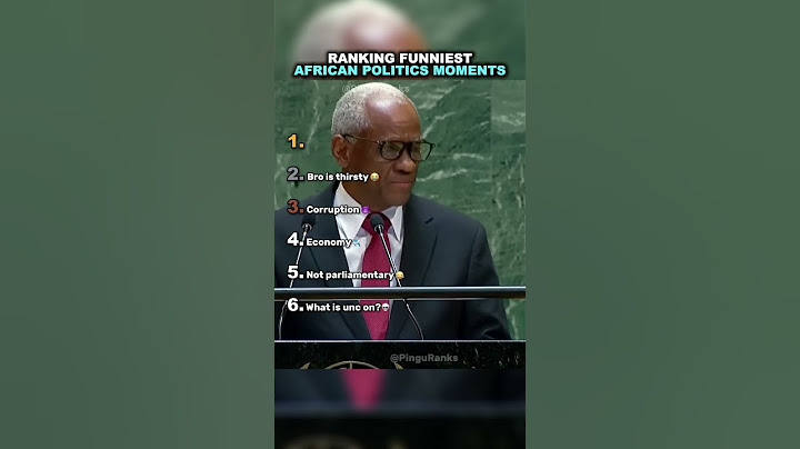 Ranking Funniest African Politics Moments😂