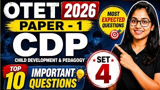 OTET 2026 CDP Paper 1 Top Important MCQs | SET-4